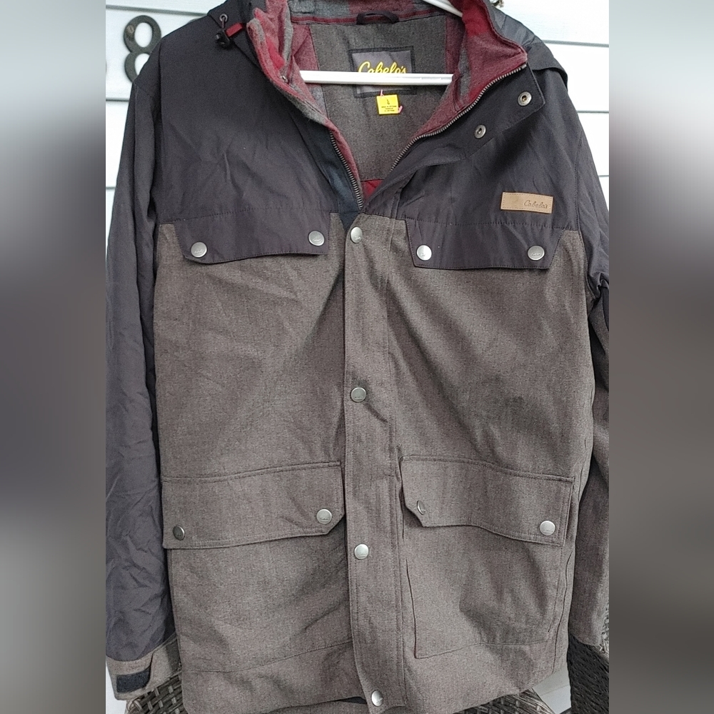 Cabela's flannel lined winter jacket SZ.L